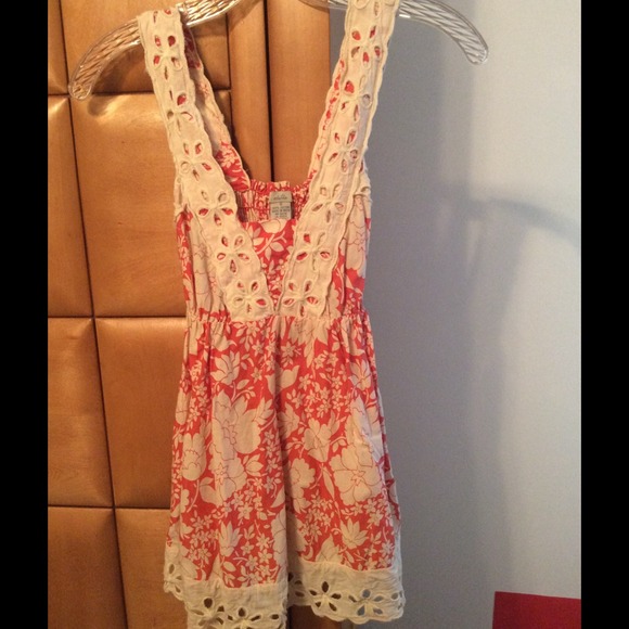 Odille eyelet peasant top