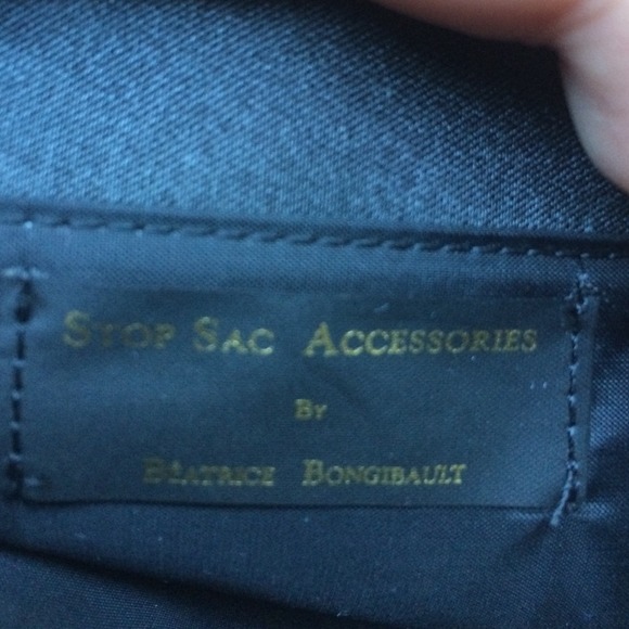 DESIGNER Beatrice Bongibault Vintage Black Bag NEW - Picture 2 of 4