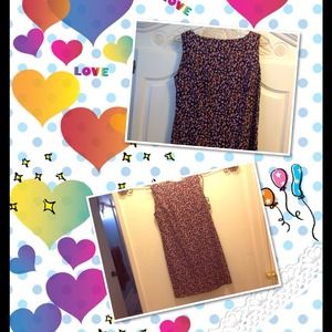 Sheath dress, navy blue with tiny bubbles