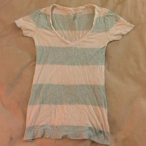 V-neck, striped, Aeropostale T-Shirt