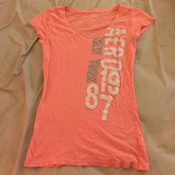 V-neck, Samon, Aeropostale top