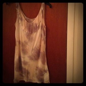Soft tie dye tank tunic