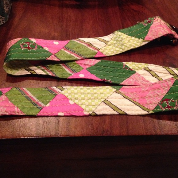 J crew silk multi color belt