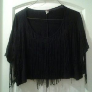 Fringe crop top.