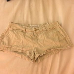 khaki shorts from Aeropostale