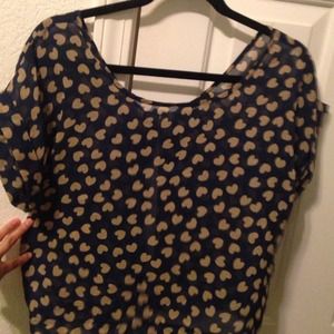 Heart design top