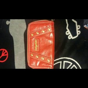 Red baby phat wallet