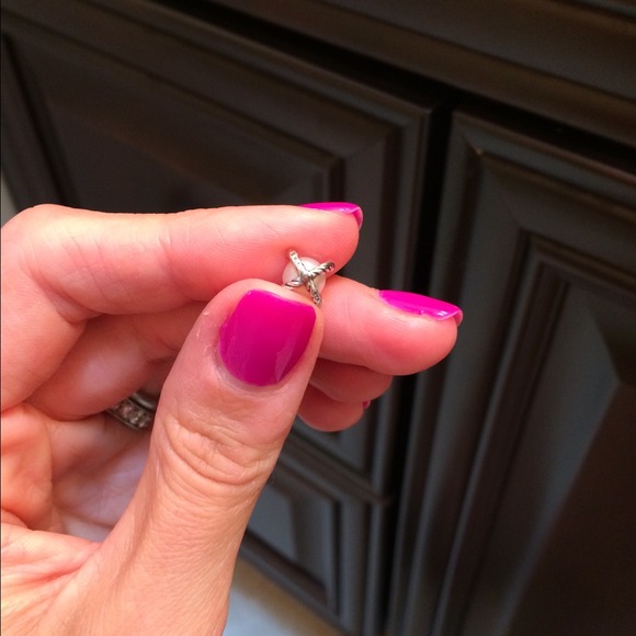 David yurman pearl earrings with diamond studs - Picture 4 of 4