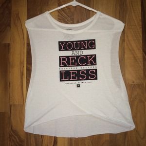 young & reckless muscle tee
