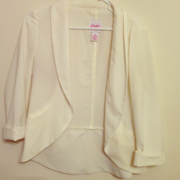 White blazer by Candies