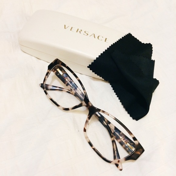 Versace Tortoise Eyeglass Frames