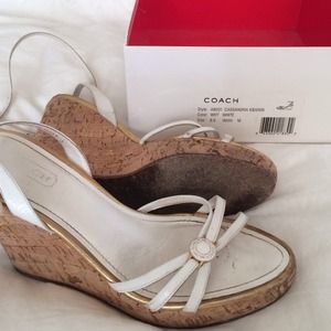 Coach wedge sandals