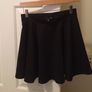 Black circle skirt