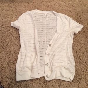 Cream Aeropostale cardigan