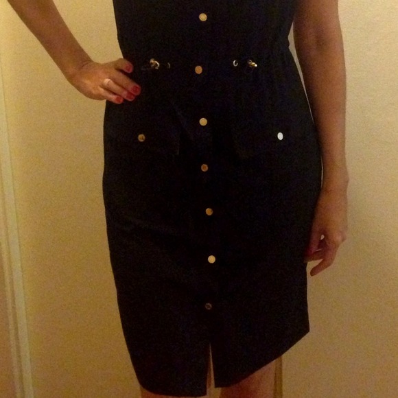 Calvin Klein dress with gold hardware - Picture 3 of 3