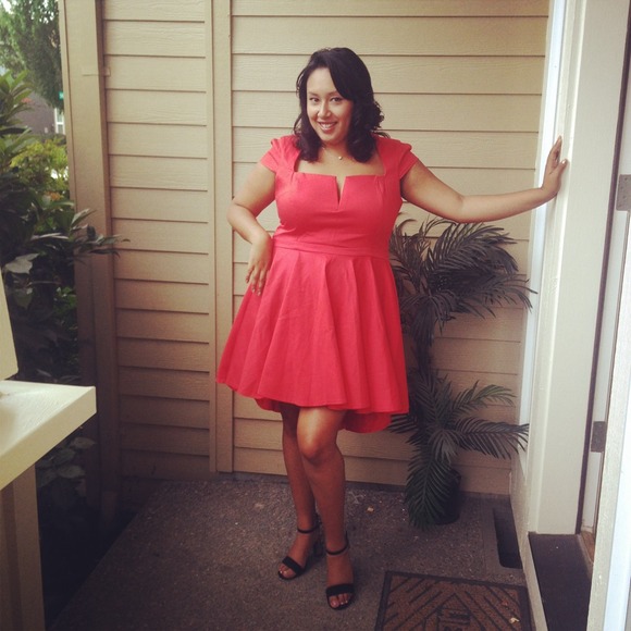 ASOS dress. Cotton. Low back. WORN ONCE. Like new. - Picture 1 of 3