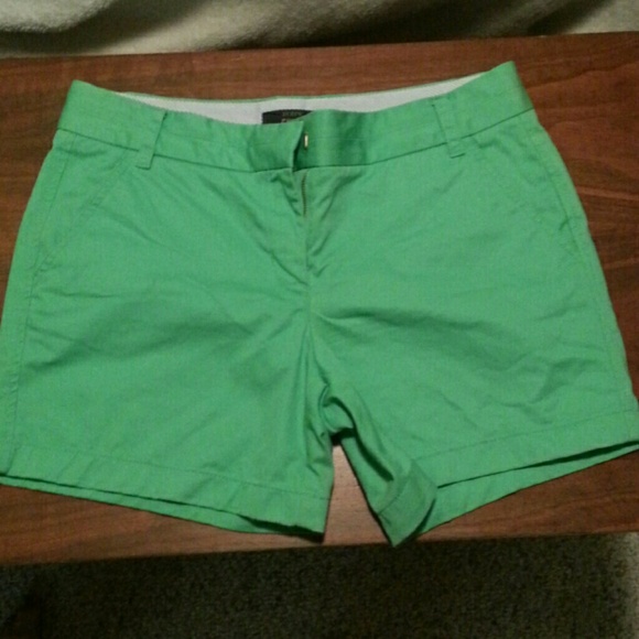 J.Crew chino short in green/bright mint