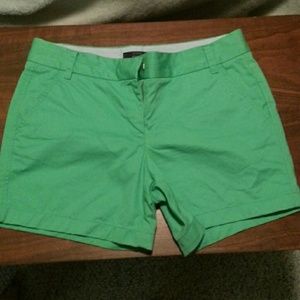 J.Crew chino short in green/bright mint