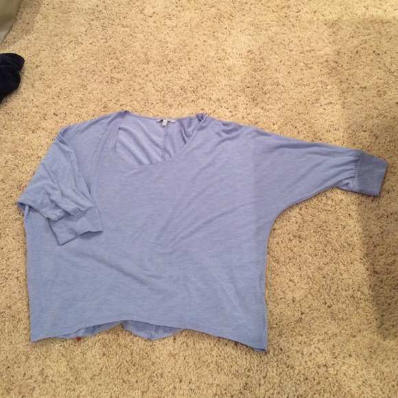 Purple raglan