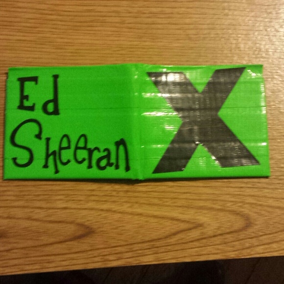 Ed Sheerean "Multiply" duct tape wallet