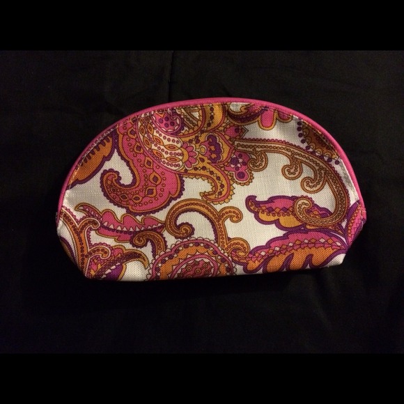 Pretty paisley new Clinique makeup bag - Picture 2 of 2