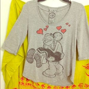 Popeye & Olive Oil Zara top