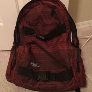 Red Nike backpack