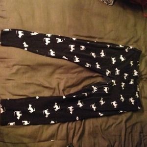 Cat Pattern Forever 21 Leggings