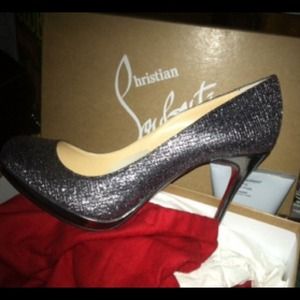Christian Louboutin Pewter Pumps
