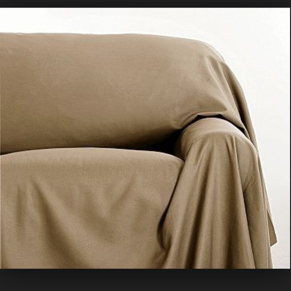 Pottery barn drop cloth slip cover