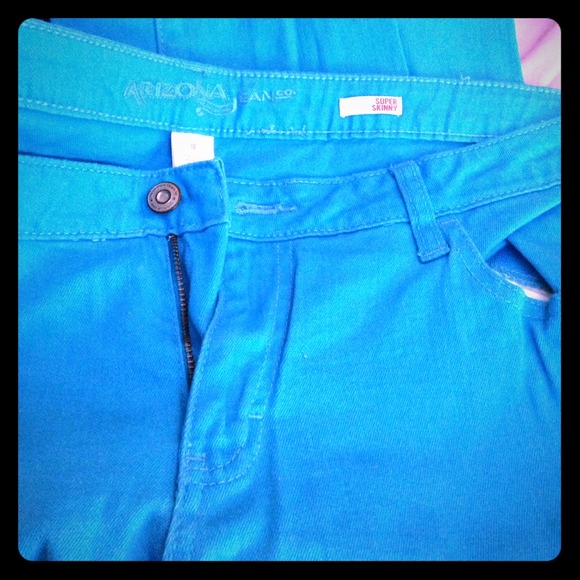 Blue skinny jeans size 19