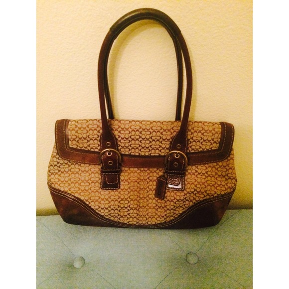 Coach Handbags - Coach Brown Shoulder Bag