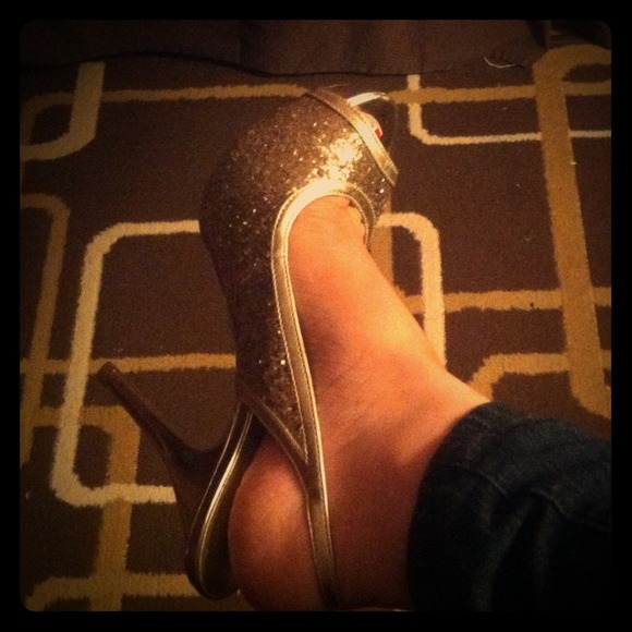 Guess Gold High Heels