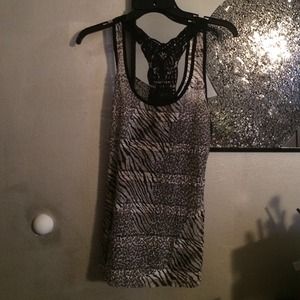 Animal print top