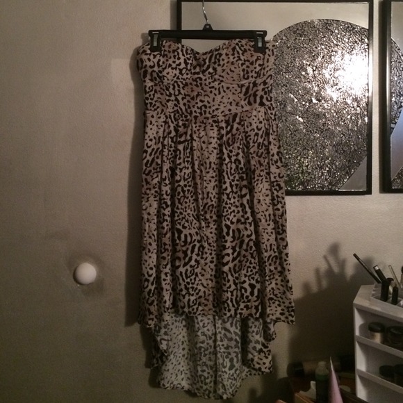 Animal print dress