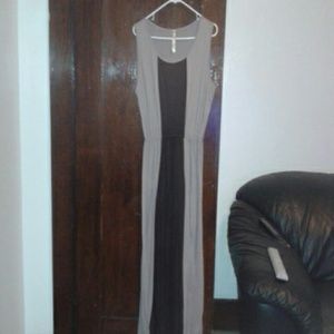 Long tan dress XL