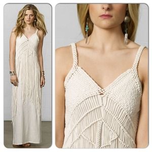 🌴Denim & Supply Ralph Lauren Macrame Maxi Dress