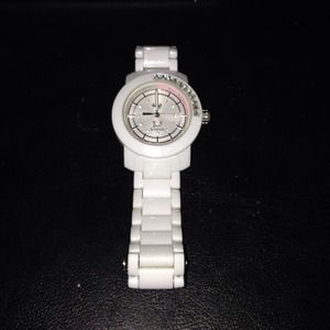 Juicy Couture White Rhinestone Watch