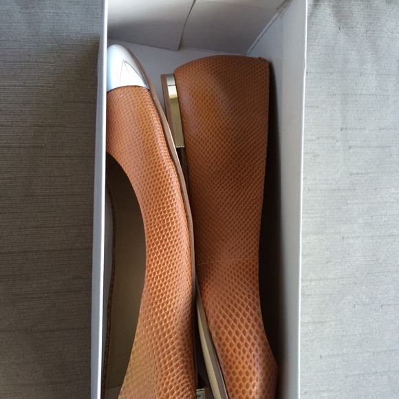 Brown pointed Ann Taylor ballet flats - Picture 2 of 4