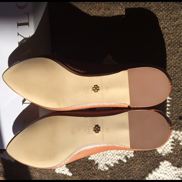 Brown pointed Ann Taylor ballet flats - Picture 4 of 4