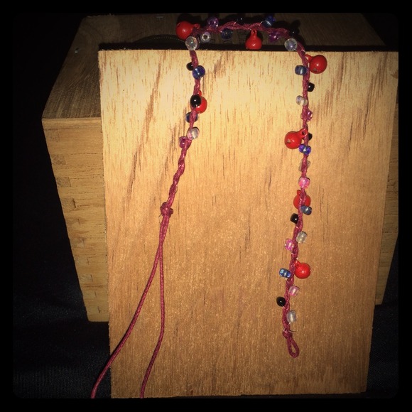 New hemp and bead anklet. - Picture 1 of 1