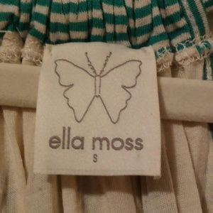 SOLD! Ella Moss green striped Anthro dress