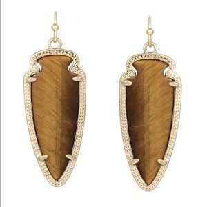 Kendra Scott Sky earrings in Tiger's Eye