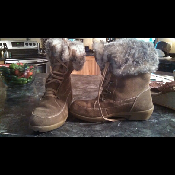Soft leather boots