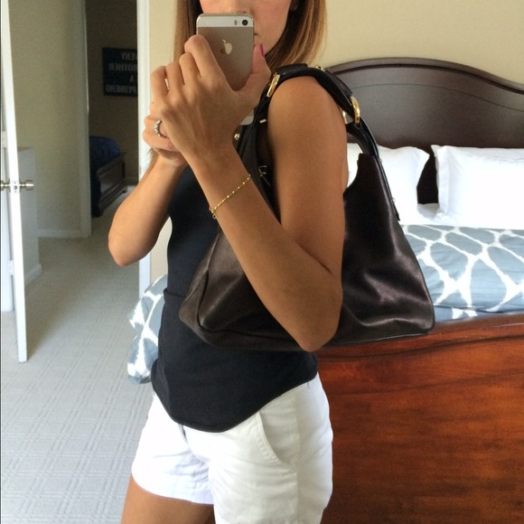 Gucci black leather hobo - Picture 2 of 4