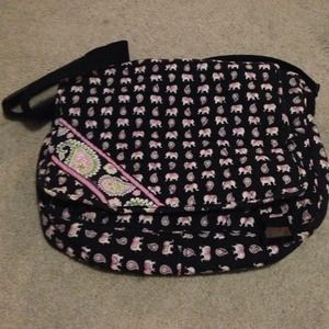 Vera Bradley retired elephants pattern laptop bag