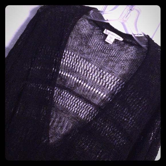 Lightweight open weave sweater