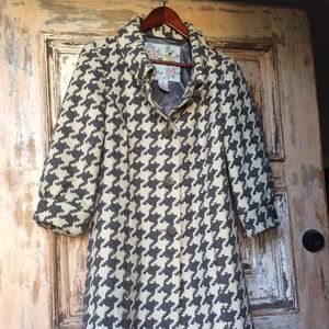 Tabitha Houndstooth Coat from Anthropologie