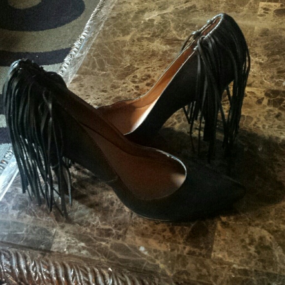 Black Leather Shoes $69 Firm!