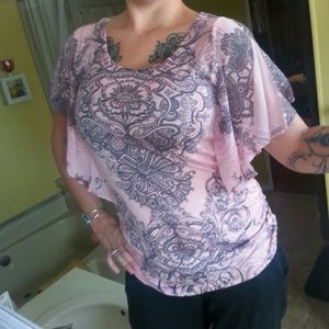 Light pink top